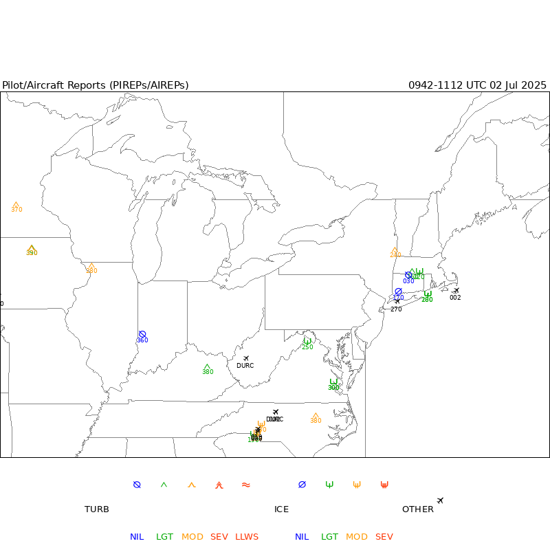 PIREP plot