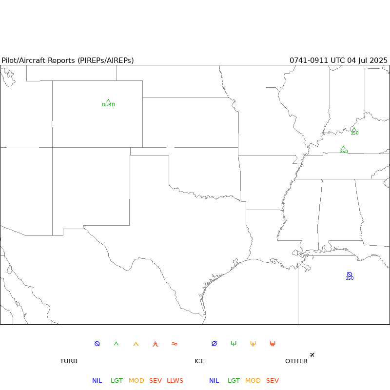PIREP plot