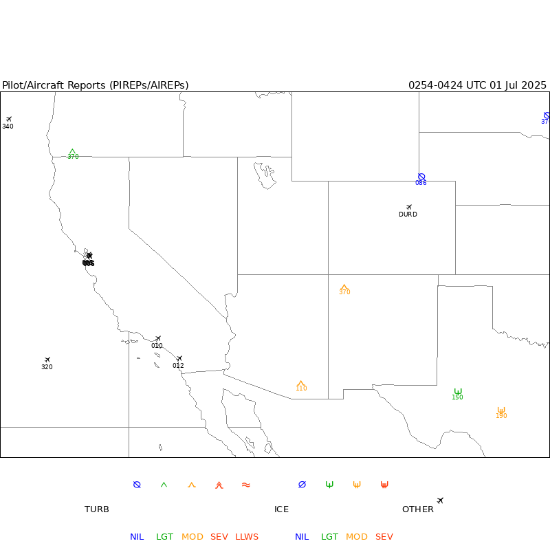 PIREP plot