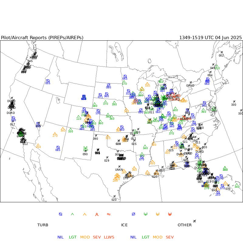 PIREP plot