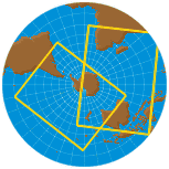 South polar stereographic map